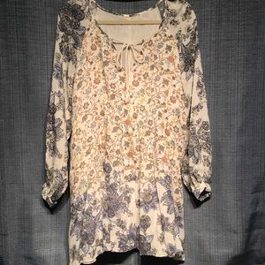 Long Sleeve Floral Dress